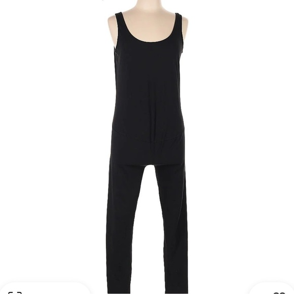 Black Sleeveless Jumpsuit - Picture 1 of 5